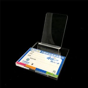 Yüksek kaliteli Modern tasarım akrilik telefon tutucu Perspex telefon Stand