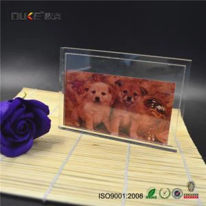Mükemmel Şeffaf Akrilik Blok Çerçeveler Perspex Fotoğraf Bloğu