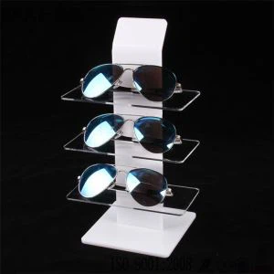 Özel Şeffaf Camlar Standı Gözlüklü Ekran Kılıf Akrilik Sunglass Rack Satılık