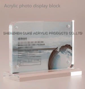 Fabrika toptan plastik fotoğraf görüntü blok çerçevesi