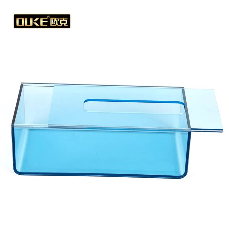 Clear Acrylic Tissue Dispenser Box Cover Holder