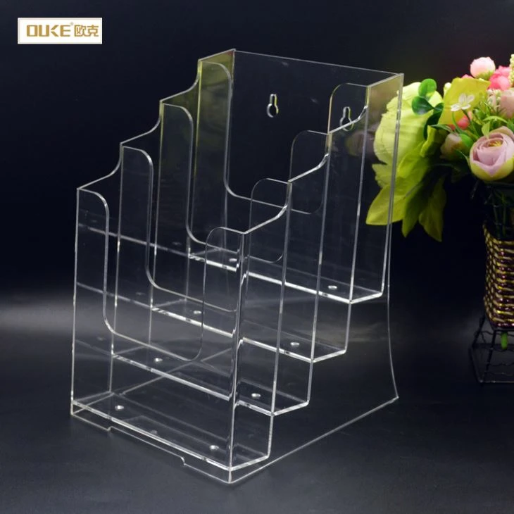 Manufacture Wall Mounted Acrylic Brochure Holders