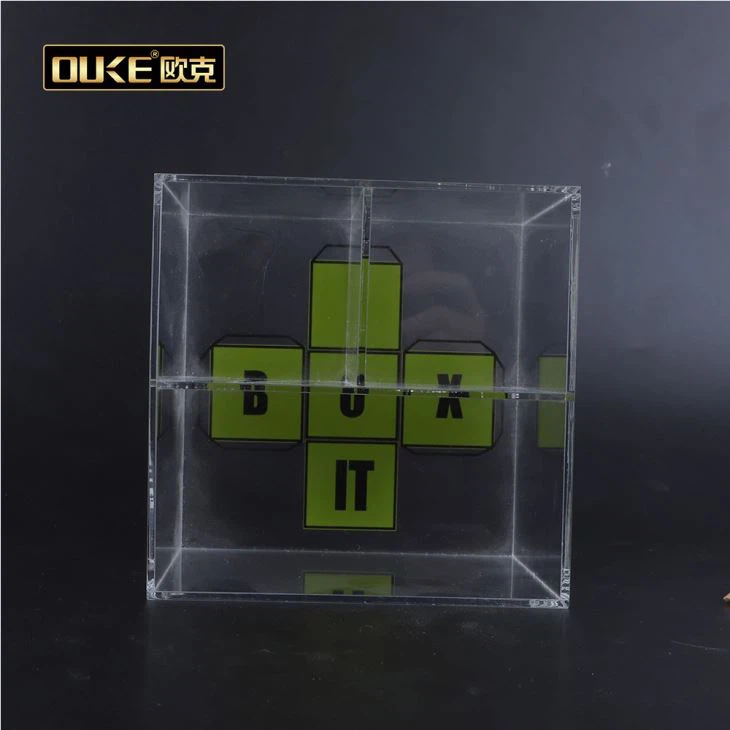 Samll Acrylic Storage Box Divided Compartments
