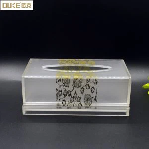 Dikdörtgen Şık Akrilik Mendil Baskı